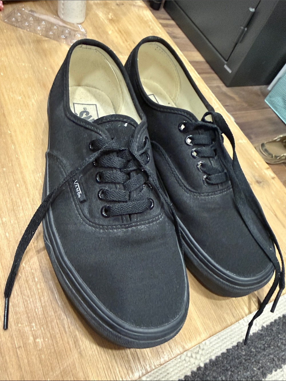 Vans Classic Low-Top Black Canvas Sneakers